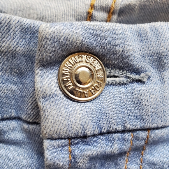 7 For All Mankind Cropped Skinny Jean size 28 - Picture 10 of 12